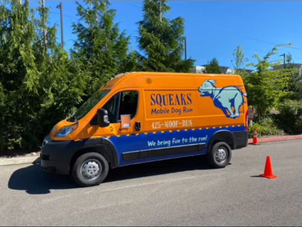 Opening Day at Squeaks Mobile Dog Run